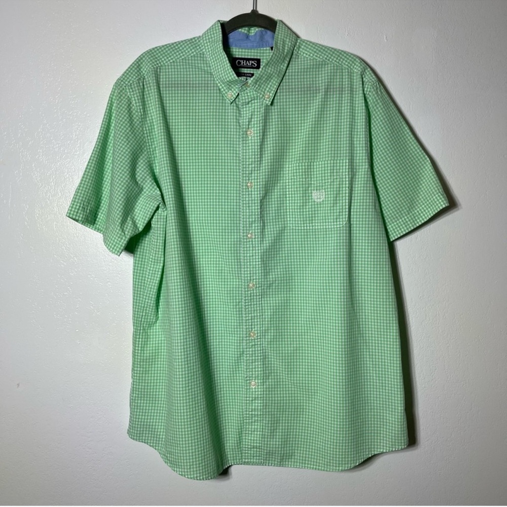 Chaps, Easy Care Plaid Button Down. Size XL. In excellent condition!